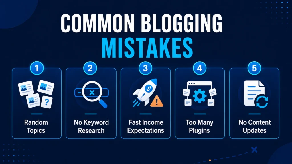 common blogging mistakes beginners should avoid
