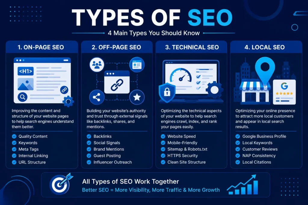 types of SEO for beginners