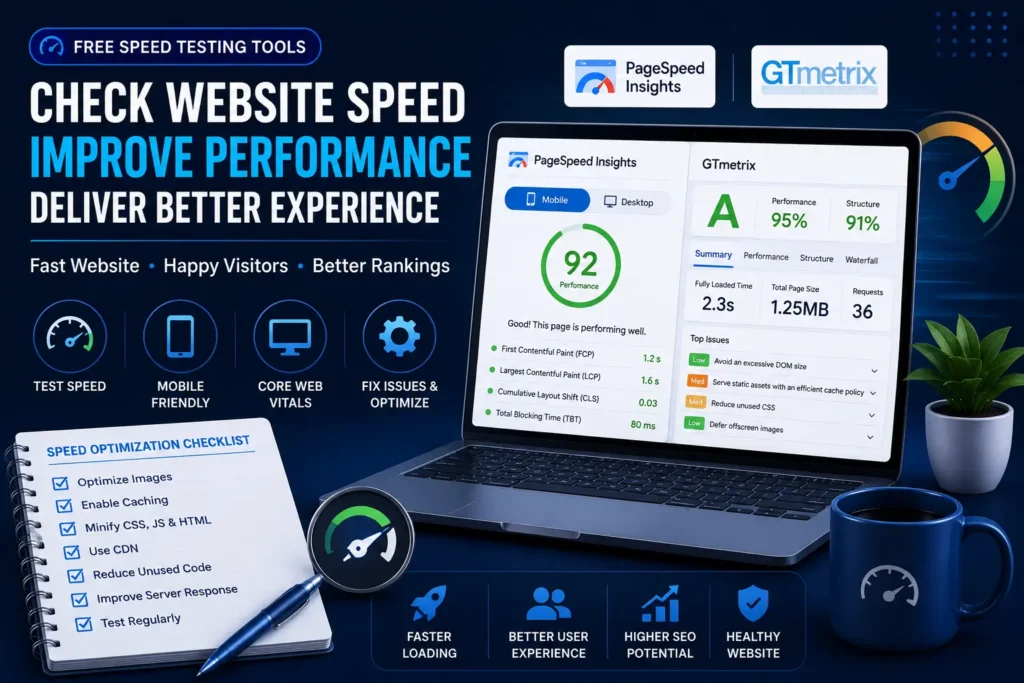 free website speed testing tools