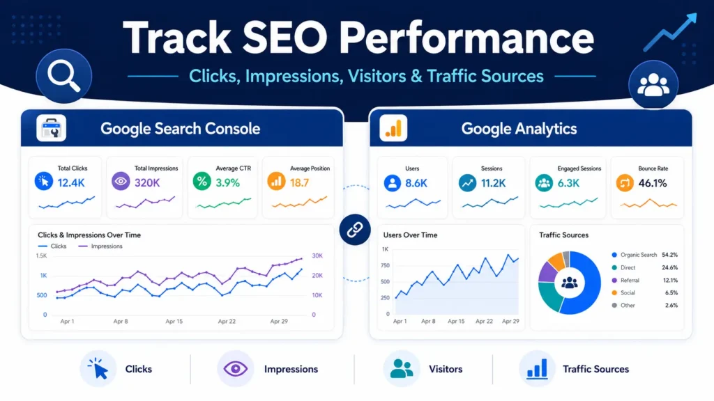 Google Search Console and Google Analytics