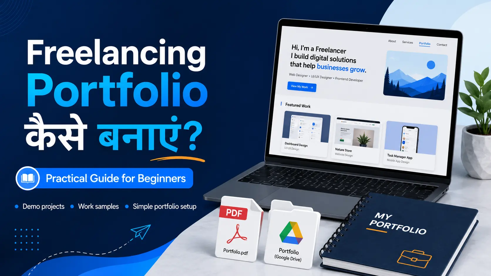 Freelancing Portfolio कैसे बनाएं Beginners के लिए Practical Guide