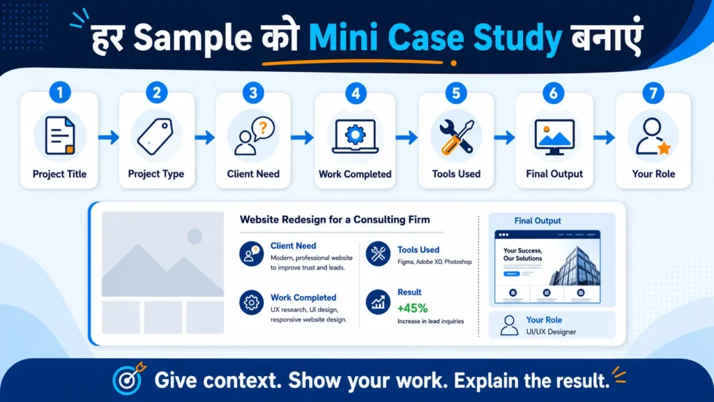 Portfolio mini case study format