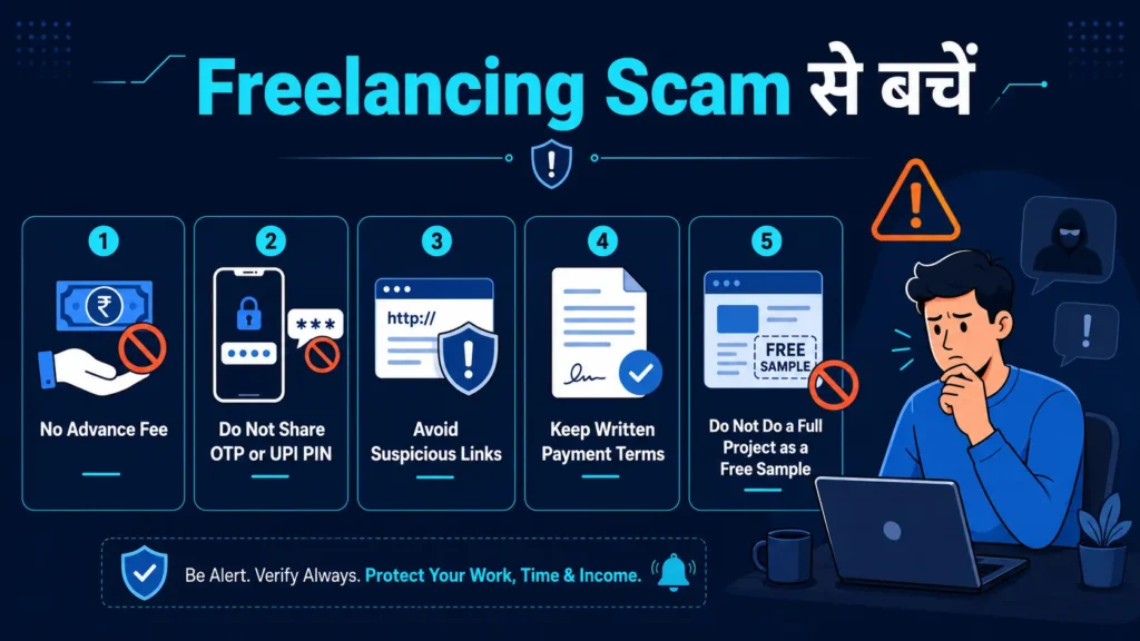 Freelancing scams से बचने के तरीके