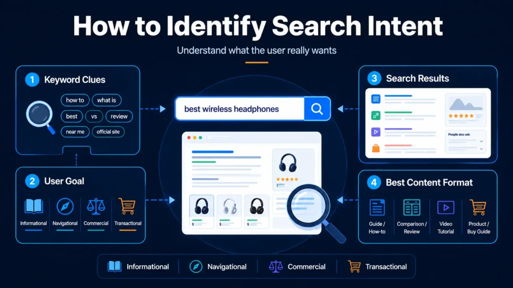 How to identify search intent step by step