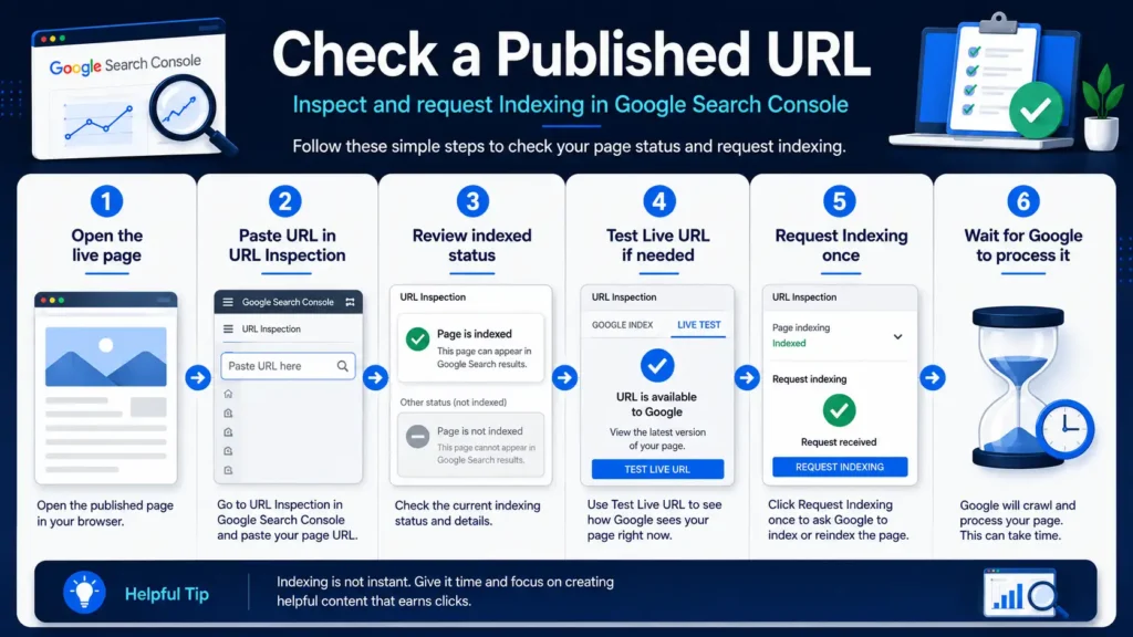How to request Google indexing

