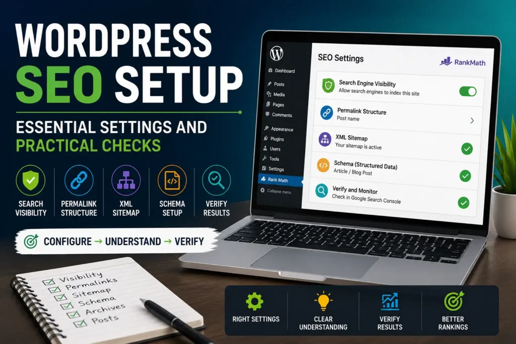WordPress SEO setup practical checklist